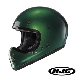 HJC V60 SOLID GREEN 솔리드 풀페이스 헬멧