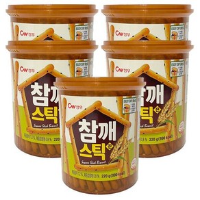 청우식품 참깨스틱 220g 5개