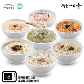 로뎀푸드 [SE006][서울마님죽]엄마의맛! 든든한 아침죽세트/총7팩, 7개, 500g