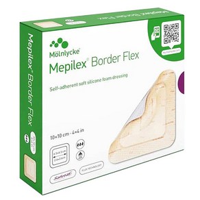 메피렉스 보더플렉스 10x10cm(5매) [대리점직영 광고심의필 정품확인] Mepilex border flex 욕창 화상 창상 수술상처 궤양 피부벗겨짐 진물 삼출물 상처관리 병원용