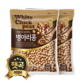 현대농산수입 병아리콩 4kg (2kgx2봉) 이집트콩 밤콩, 2개, 2kg