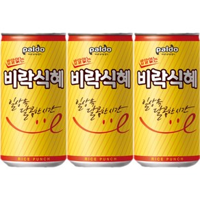 팔도 밥알없는 비락식혜 175ml 30캔 업소용 전통음료 (WE5CE2D), 본상품선택, 30개