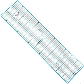 멀티 퀼트자 15cm x 60cm 재단자 시접자, 1개