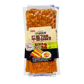 롯데 두툼김밥햄, 1개, 240g