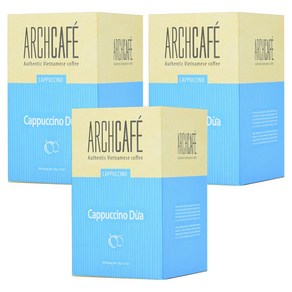 베트남 아치카페 코코넛 카푸치노 커피 ARCHCAFE, 3박스, 12개입, 240g