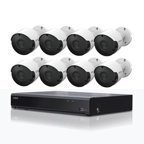 캠플러스 직접설치 CCTV 세트 보안카메라시스템 8채널 /8카메라 CT-5AB808-3T(DVR+카메라+케이블 일체 포함), CT-5AB808-3T, 1개