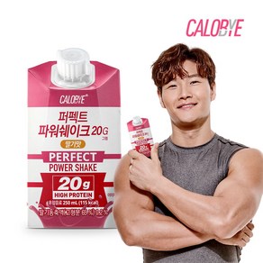 퍼펙트 파워쉐이크 20g 딸기맛 프로틴 음료 250ml x 24개입, 24개