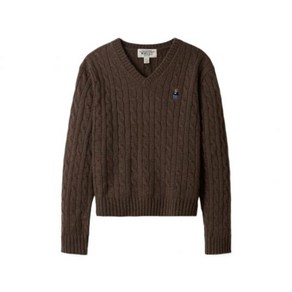 [후아유] Steve Cable V-Neck Pull ove / WHKAE4912F