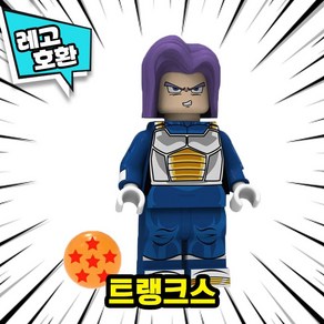 드래곤볼Z 캐릭터 호환블록 브릭미니피규어 컬렉션 40종, DBZ32. 트랭크스, 1개