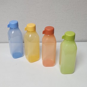 타파웨어 물통 물병 에코사각 500ml 1P, 1개, 노랑