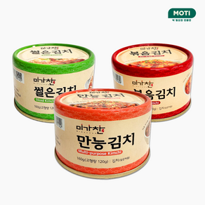 모티마켓 미가찬 김치 3종, 만능김치, 1개, 160g