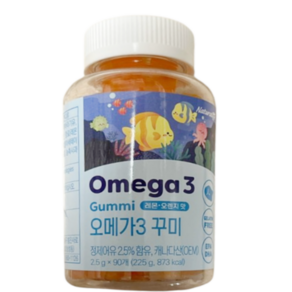 네추럴라이즈 오메가꾸미 90정, 225g, 1개