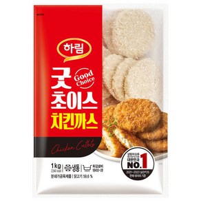 하림 굿초이스치킨까스 1kg 1봉, 1개