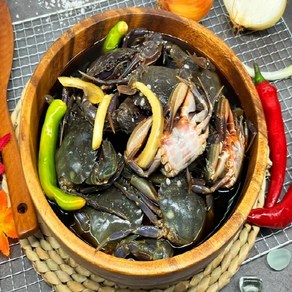 국내산 돌게 1kg(15미 내외) 간장 1.5kg (암수랜덤) 밥도둑 1티어!! 당일작업 신선배송