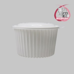 찜 감자탕 포장용기 세트 100개 240파이 특대 5000ml, 1개