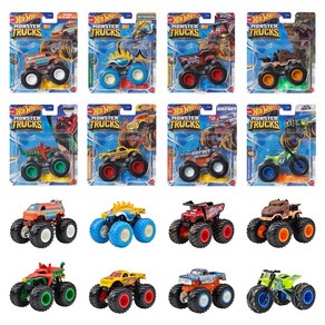 핫 휠(Hot Wheels) 몬스터 트럭 1:64 아소트 [미니카 8대들이 BOX 판매] [3세~] 984B-FYJ44, 1개