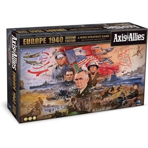 미국보드게임 Renegade Game Studios Axis & Allies: 1940 Euope Second Edition -WWII Wa Miniatues Stategy, 1개