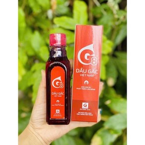 베트남 G8 냉압착 걱오일 걱 오일 - Dau gac G8, 185ml, 1개