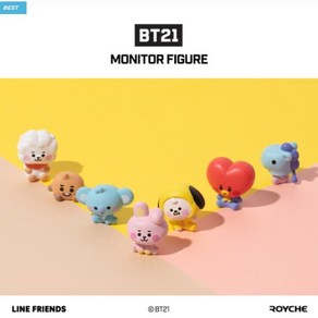 미소피아 BT21 베이비 모니터 캐릭터 피규어 굿즈, 1개, 슈키