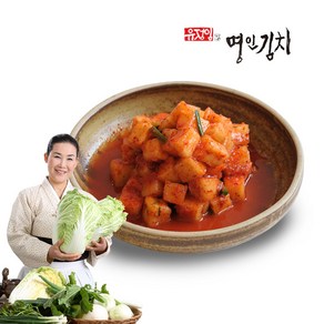 [식품명인 유정임] 깍두기 2kg/3kg 골라담기, 1개, 2kg