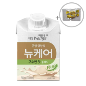 대상웰라이프 뉴케어 구수한맛 플러스 완전균형영양식 200ml x16 + 리콜라레몬캔디증정, 16개