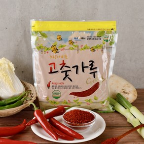 국산고춧가루 1kg 김치용 굵은 해썹인증 고추가루, 1kg × 1개, 1개