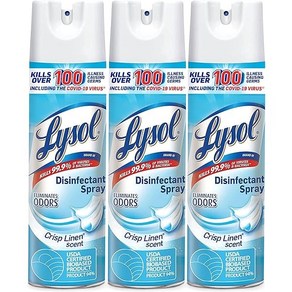 라이솔 살균 스프레이 19oz 3팩 대용량 / Lysol Disinfectant Spay 19oz 3pack, 3개