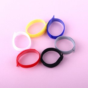 벨크로타이 컴퓨터 케이블 선정리 벨크로찍찍이 전선정리 20cm 1개, 그레이