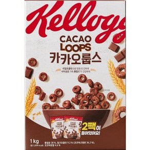 켈로그 카카오룹스 500g x 2개입, 2개