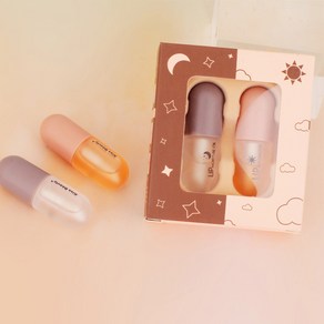 모이스처라이징 립 글로스 과즙 달콤한 입술 발렌타인 데이 선물 세트, [01] 1 box, 1개