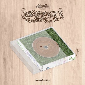 [특전 행거치프] [UNCUT ve.] KiiiKiii 키키 미니 1집 UNCUT GEM / 아웃박스+포토북+CD+포토카드+유닛포토카드