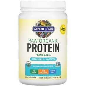 가든오브라이프 프로틴 식물성 단백질 Potein Plant-Based 무맛 560g, 1개