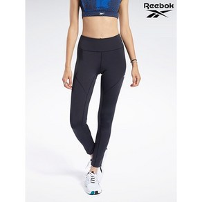 리복 Reebok 여성 블랙 트레이닝 TS 럭스 퍼폼 레깅스 REPA1F325BK, Black/XS, 1개