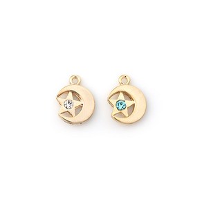 비즈아이 [7007-04]큐빅펜던트 별달스톤 9x13mm 1개