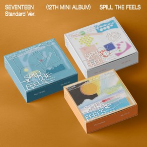 세븐틴 SEVENTEEN 12th Mini Album SPILL THE FEELS 3종 랜덤선택, Ve.1 (화이트)