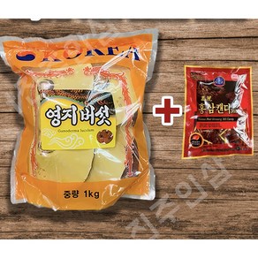 영지버섯 1kg, 노랑영지버섯 A급 1kg, 1개