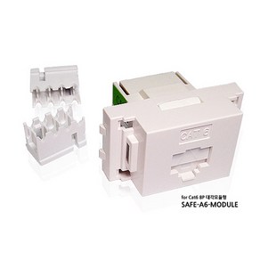 세이프네트워크 SAFE-A6-MODULE 키스톤 잭 (CAT.6 대각형)