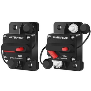 1PC 50A 60A 80A 100A 150A 200A 250A 300A AMP 회로 차단기 12V - 48V DC 수동 리셋 해양 보트 자동차 용 방수, [02]150A, 1개