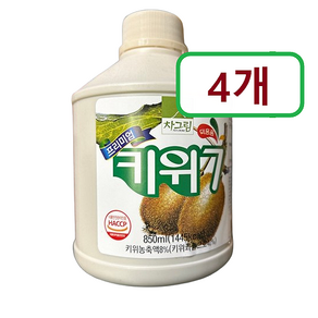 차그림 과일 원액 프리미엄 키위 7 쥬스, 4개, 850ml