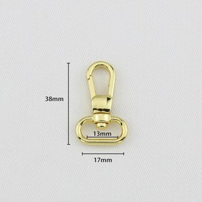 개고리 가방 장식 연결고리, 1개, 14K골드 13mm