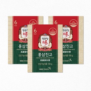 (2+1) 정관장 홍삼진고 100g 쇼핑백 포함 선물용 홍상, 3개