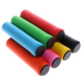 자전거 쿠션 핸들 그립 바엔드 스펀지 미끄럼 방지 손잡이 커버 PP-10007, 레드(10007-2), 1개