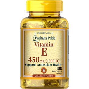 Puitan's Pide Vitamin E-1000 IU-100 Softgels, 100정, 1개