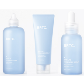 [베스트 속건조 수분케어 삼총사] 히아링거 토너 + 세럼 + 크림 BRTC, 1세트, 410ml