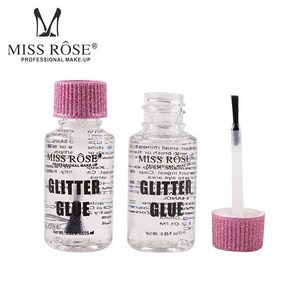 fizz 애교살섀도우 Miss Rose 글리터 접착제 스팽글 방수 저자극성 수리 젤 바닥 25ML, [01] Tanspaent, 1개