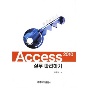 Access 2010 실무 따라하기, 도서출판 홍릉(홍릉과학출판사)