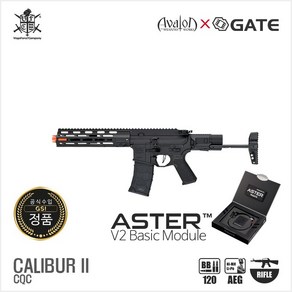 VFC AVALON CALIBUR II CQC X GATE ASTER V2 BK 전동건, 1개, VFC AVALON CALIBUR II CQC(BK)