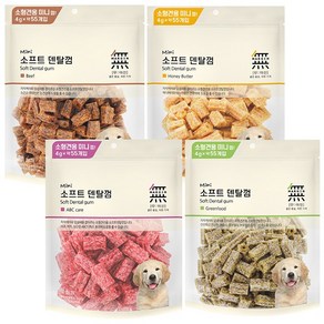 무마진 미니 소프트 덴탈껌 220g 4종 (그린푸드 허니버터 비프 ABC), 비프 220g, 1개