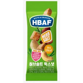 바프 허브솔트 믹스넛 30g, 1개