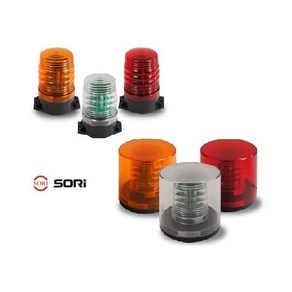 대성부품/LED 경광등/12V/24V/고휘도 경고등/국산/SR/SL-SF3/SL-SF4/싸이키/렉카/화물차/대형트럭LED 경고등/비상등/피스식/자석식/스트로보/소리/고급 경광등/S, 경광등 SL-SF3 황색(피스식), 1개